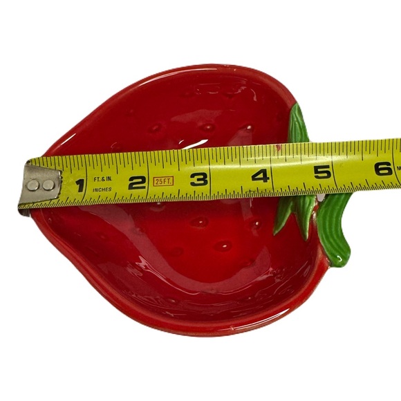 Vintage Knobler Strawberry Dish Bowl Japan Candy Fruit Cottagecore Decorative - Picture 5 of 5